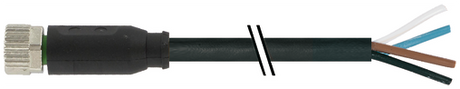 MurrElektronik 7000-08061-6511000 M8 Female 0° A-Cod With Cable
