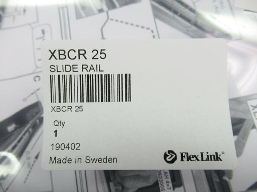 Flexlink XBCR25 Polyethylene Slide Rail RUL 25 Meters