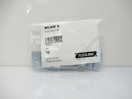 FlexLink XCAN5 T-Slot Nut M5, Pack Of 10