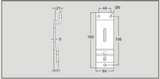 Flexlink XSCS 64 Beam Support Bracket