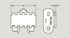 FlexLink XSTP5 Plain Chain 5 Meters