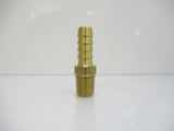 125-6B Brennan Fitting Hose Barb 3/8 Hose x 1/4 Male NPT (Sold By Unit New)