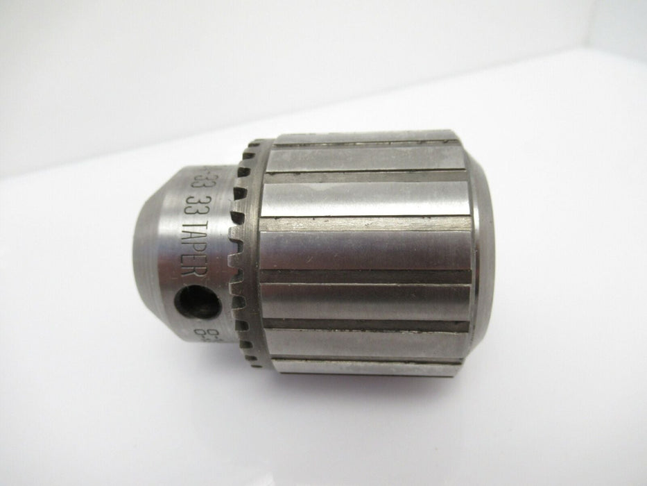 14445 Jacobs, Heavy Duty Plain Bearing Taper Mounted Drill Chuck 1/2 in 33JT