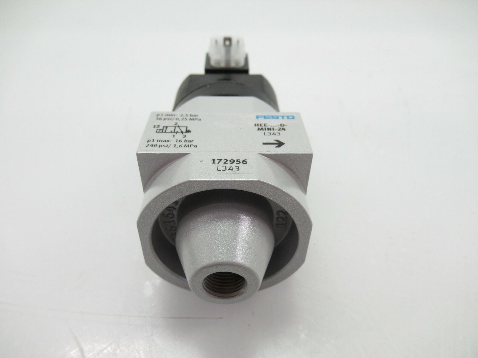 おれんじです。3つ セット 172956 HEE-D-MINI-24 Festo On-Off/Soft-Start Valves, D Series
