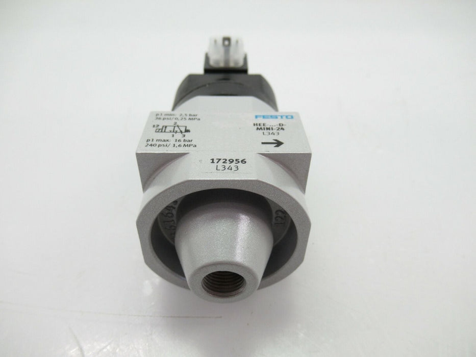 172956 HEE-D-MINI-24 Festo On-Off/Soft-Start Valves, D Series ...