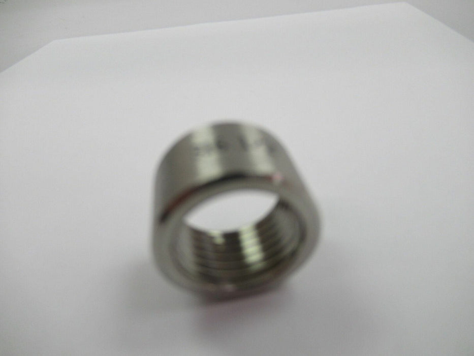 Stainless Steel Half Coupling 316 1/2" NPT (Sold By Unit New)