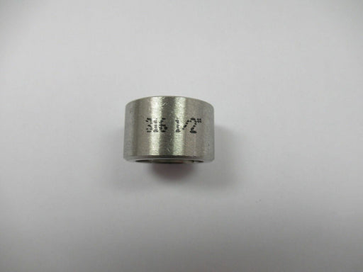 Stainless Steel Half Coupling 316 1/2" NPT (Sold By Unit New)