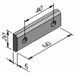 34.01.0019 MK Extrusion Nut 2/40, M8, Steel Zn (Sold By Lot Of 483 pcs New)