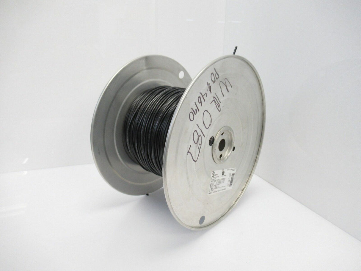 6WA-1626-02 6WA162602 Wire 16 AWG 600V PVC Black Sold By Roll Of 300 M, New