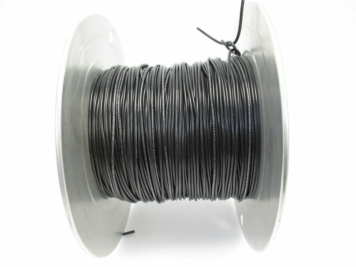 6WA-1626-02 6WA162602 Wire 16 AWG 600V PVC Black Sold By Roll Of 300 M, New