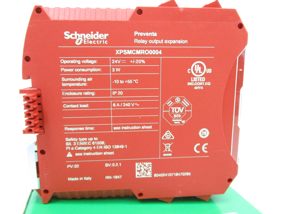 XPSMCMRO0004 Schneider 4 Safety Relay Outputs