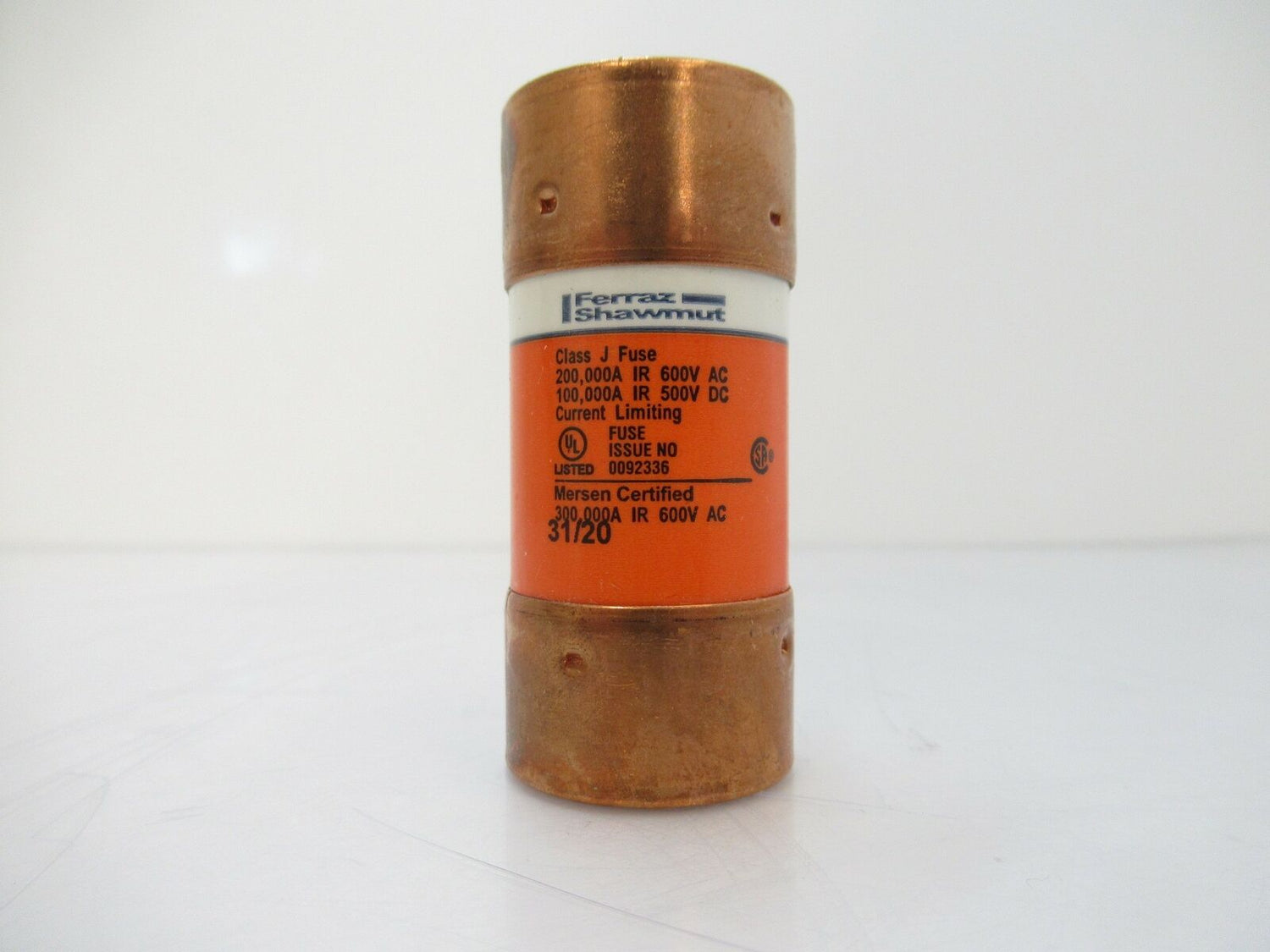 AJT50 Mersen Ferraz Shawmut Fuse Time-Delay Class J 50A / 600V AC