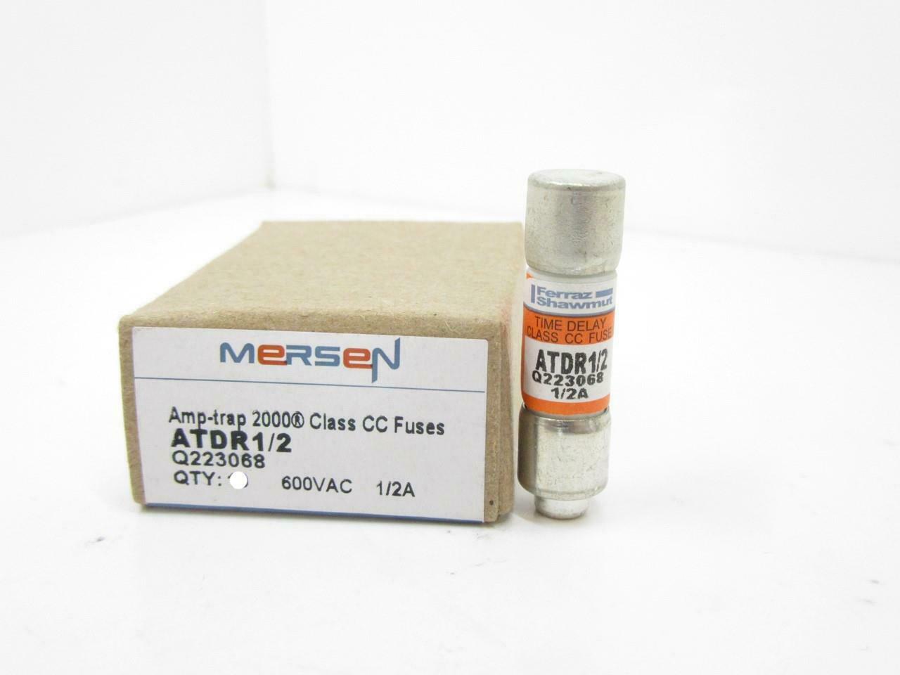 ATDR1/2 ATDR12 Ferraz Shawmut Fuse 1/2 A, Time Delay, Class CC, Sold By Unit