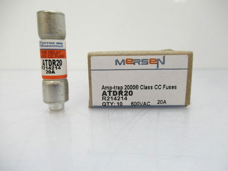ATDR20 Ferraz Shawmut Fuse Time-Delay Class CC 600VAC (Sold Per Pack Of 10, New)