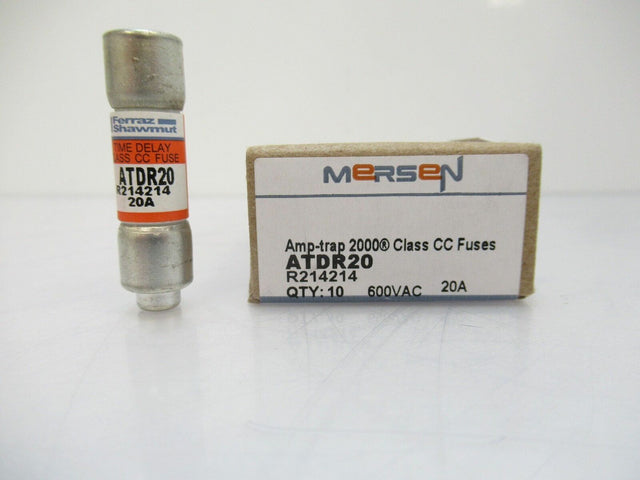 ATDR20 Ferraz Shawmut Fuse Time-Delay Class CC 600VAC (Sold Per Pack Of 10, New)