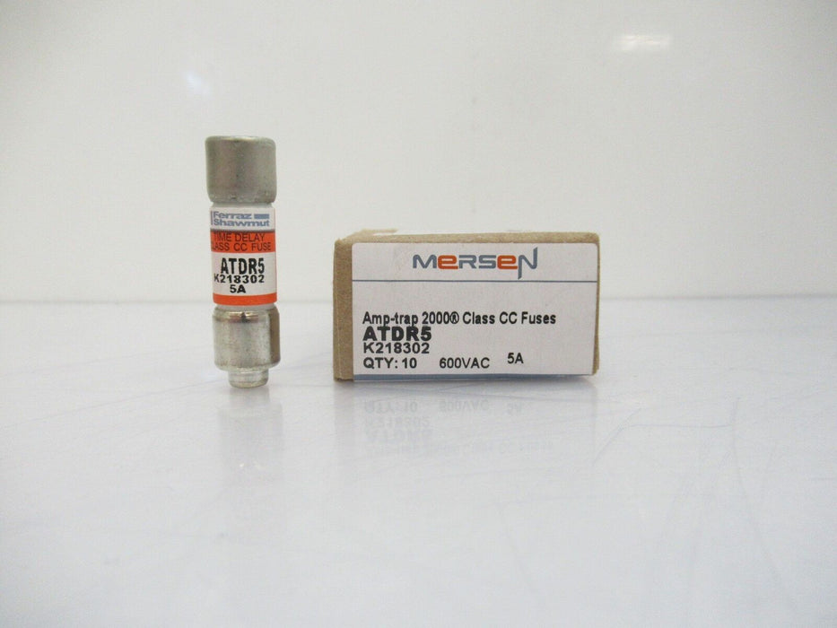 Atdr5 ATDR5 Mersen Ferraz Shawmut Fuse Class CC 5A, 600V AC Sold Per Pack Of ...