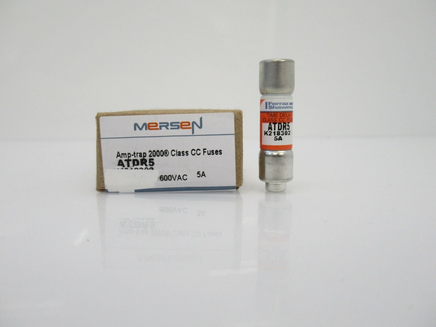ATDR5 Mersen Ferraz Shawmut Fuse Class CC Slow Blow Acting 5A Sold By Unit, New