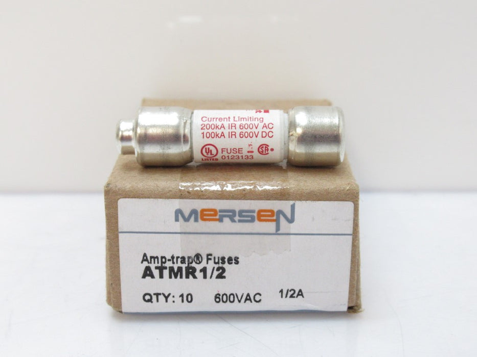 ATMR1/2 ATMR12 Mersen Amp-Trap Fuses, 600V AC/DC, 1/2 A, Class CC