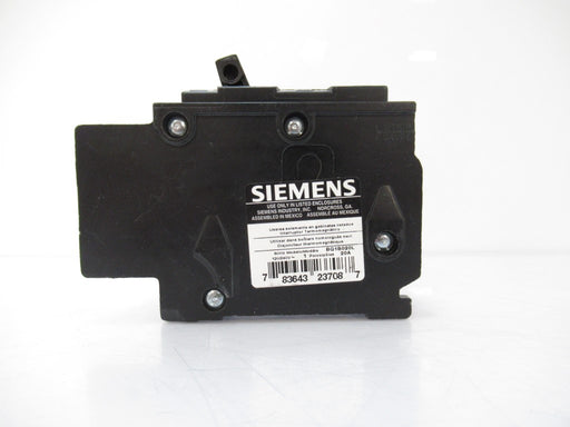 BQ1B020 Siemens Type BQ Low Voltage Molded Case Circuit Breaker 20A 120V AC