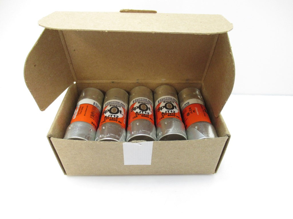 AJT12 Mersen Fuse Class J, Amp-Trap, 12 A, 600V AC Sold Per Pack Of 10