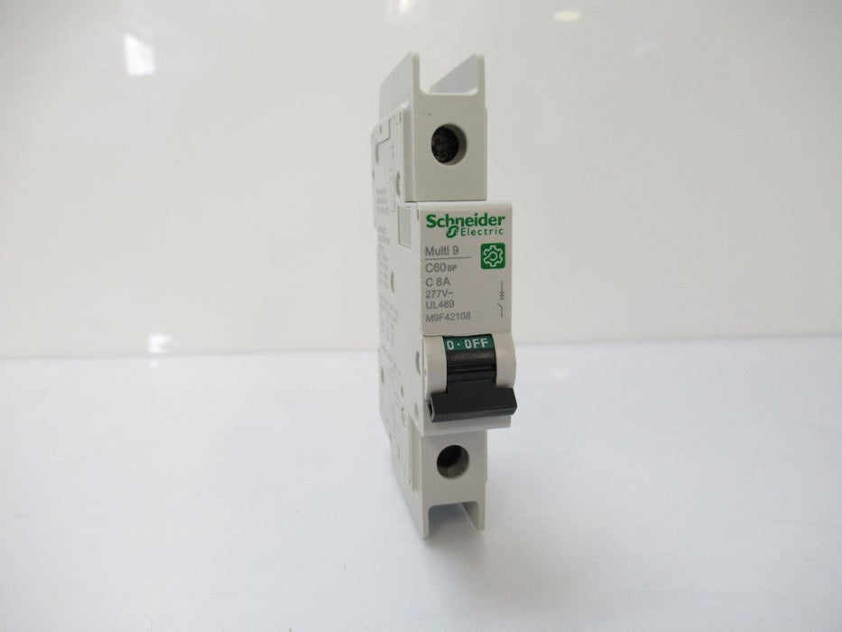 M9F42108 Schneider Miniature Circuit-Breaker Multi 9, 8 A, 1-Pole, Sold By Unit