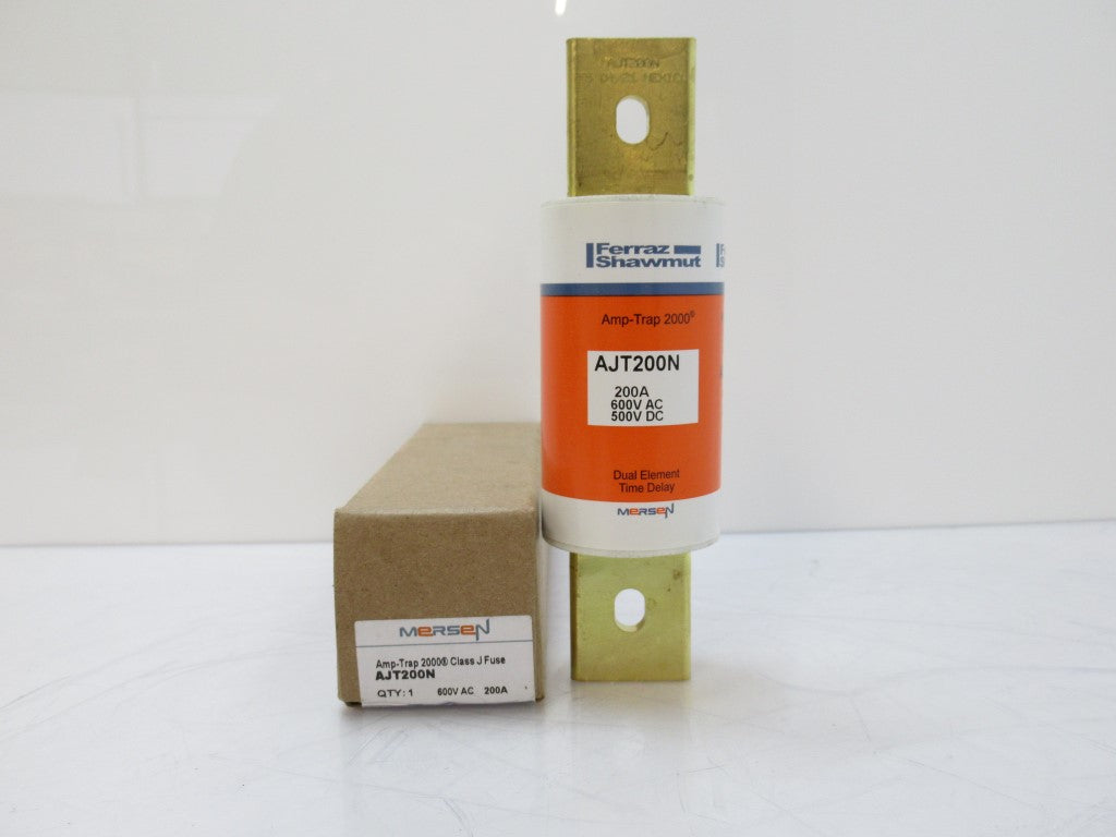 AJT200N Mersen Fuse Amp-Trap 2000 Class J 600 VAC 200A Time-Delay, Sold By Unit