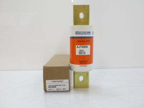 AJT200N Mersen Fuse Amp-Trap 2000 Class J 600 VAC 200A Time-Delay, Sold By Unit