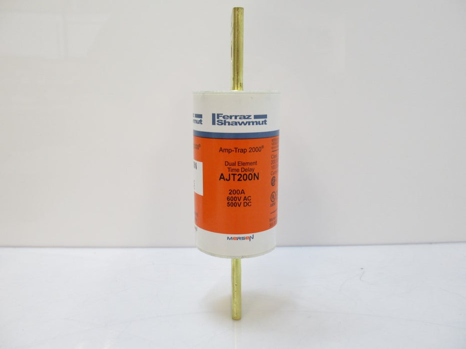 AJT200N Mersen Fuse Amp-Trap 2000 Class J 600 VAC 200A Time-Delay, Sold By Unit