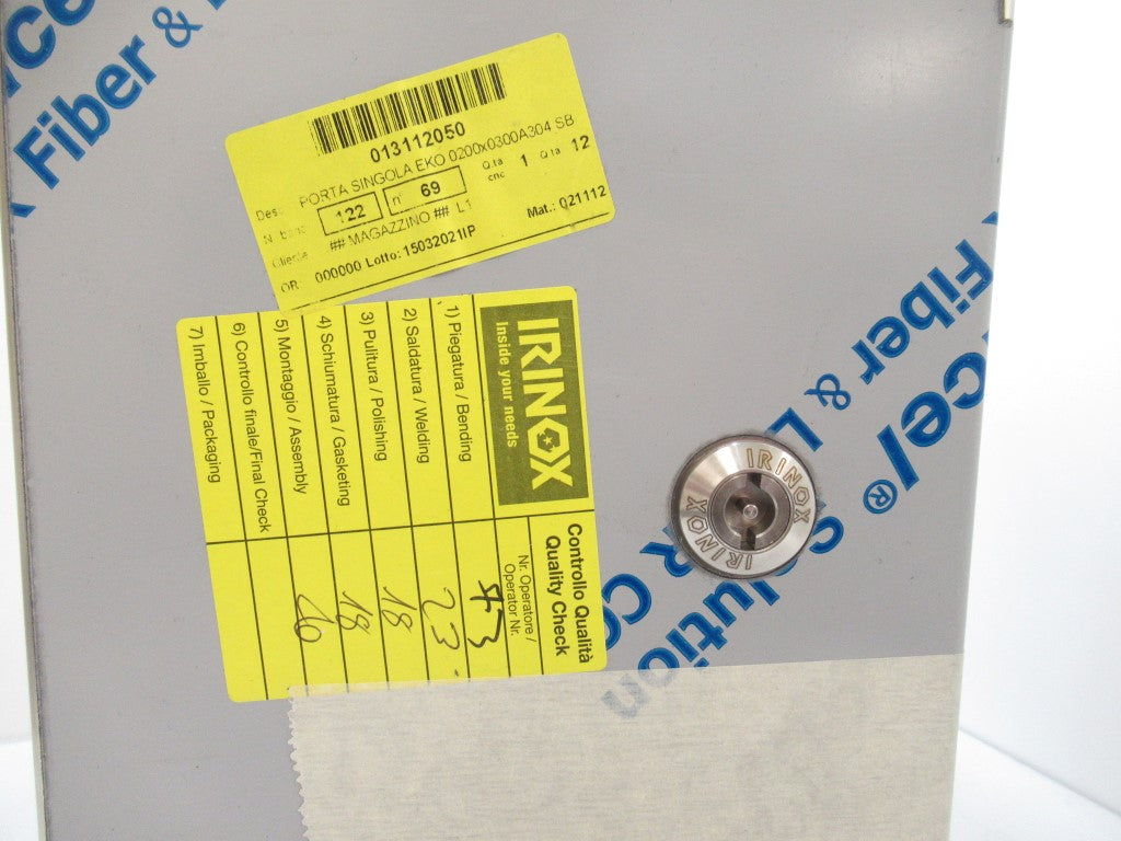 EKO 20 30 15 EKO203015 EK0200300150001 Irinox Stainless Steel Enclosure (New)