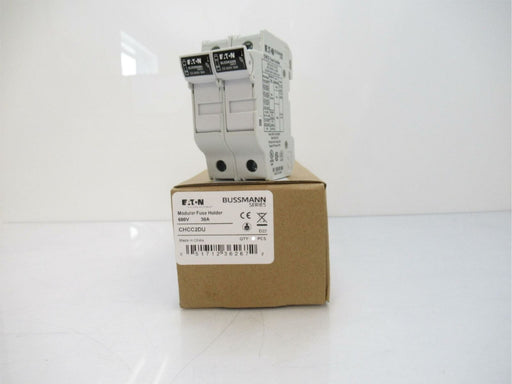 CHCC2DU Bussmann Fuse Holder, 2-Pole, 600V AC/DC, 30A, 50/60 HZ, IP20