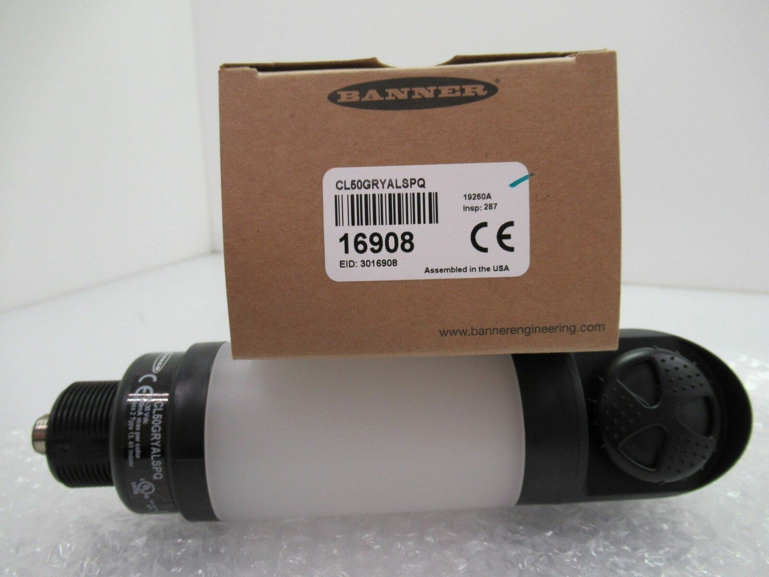 CL50GRYALSPQ Banner Led Column Lights (New In Box)