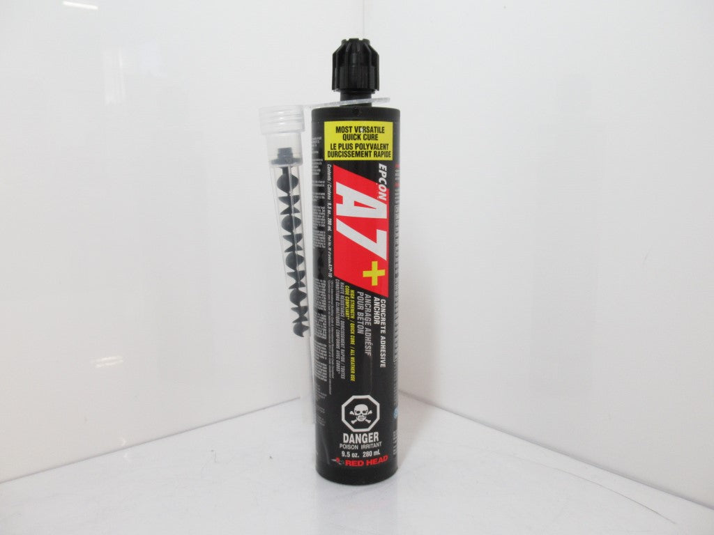 A7P-10 A7P10 Red Head Epcon A7+ 9.5 oz. Epoxy Adhesive Cartridge With Nozzle