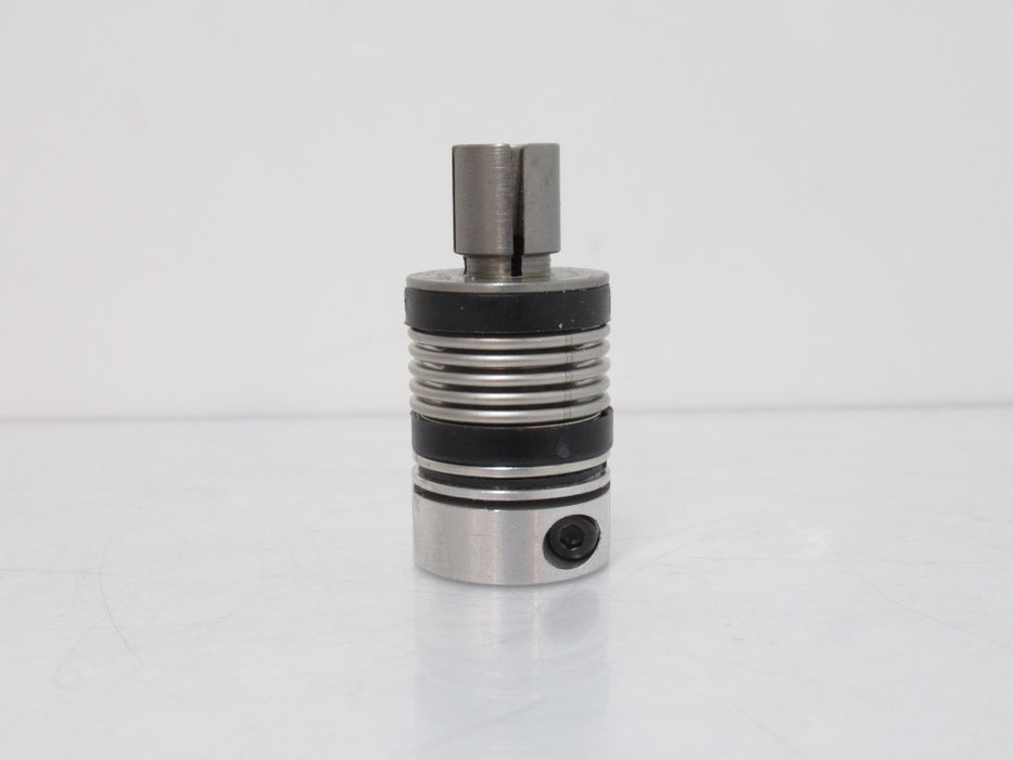 MK6-15-27-10-8 R+W Miniature Bellows Coupling With Clamping Hub ...