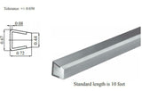 CVR-12P CVR12P Rail Guide Plate 1/2 Inch Flat Sold In 10 Foot Lengths
