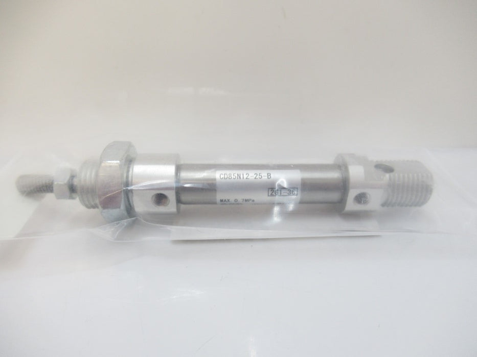 CD85N12-25-B SMC Standard Cylinder, Double Acting, Single Rod (New In Bag)