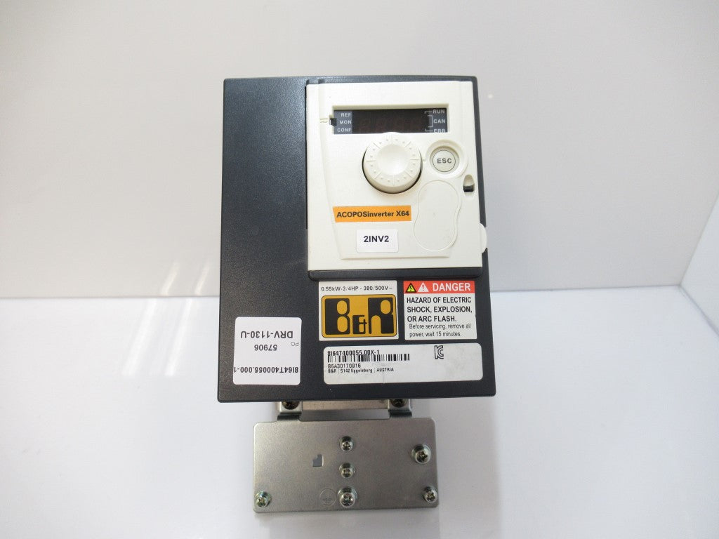 8I64T400055.000-1 B&R ACOPOS Inverter X64, 8I64T400055.00X-1, Rev.D0 ...