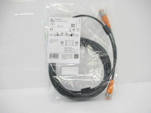 EVC059 Ifm Electronic Connection Cable Male/Female 5 Pins (New In Bag)