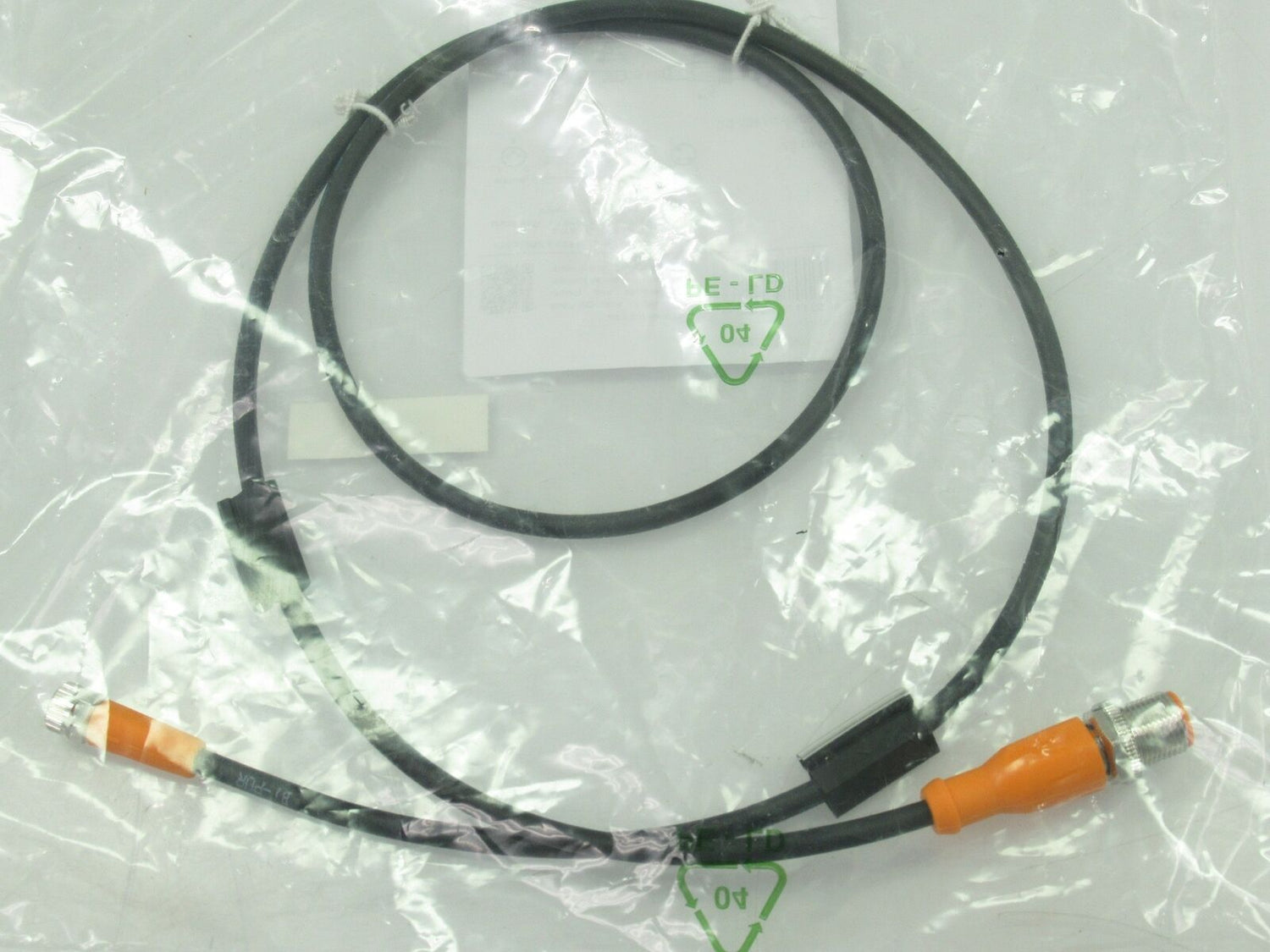 EVC217 Ifm Electronic Connection Cable For Sensors; M12 / M8 3-Pins, New In Bag