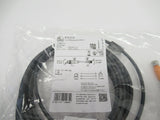 EVC219 Ifm Electronic Connection Cable For Sensors With M12 Plug, M8 Socket