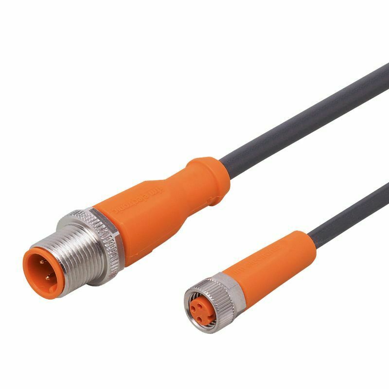EVC219 Ifm Electronic Connection Cable For Sensors With M12 Plug, M8 Socket