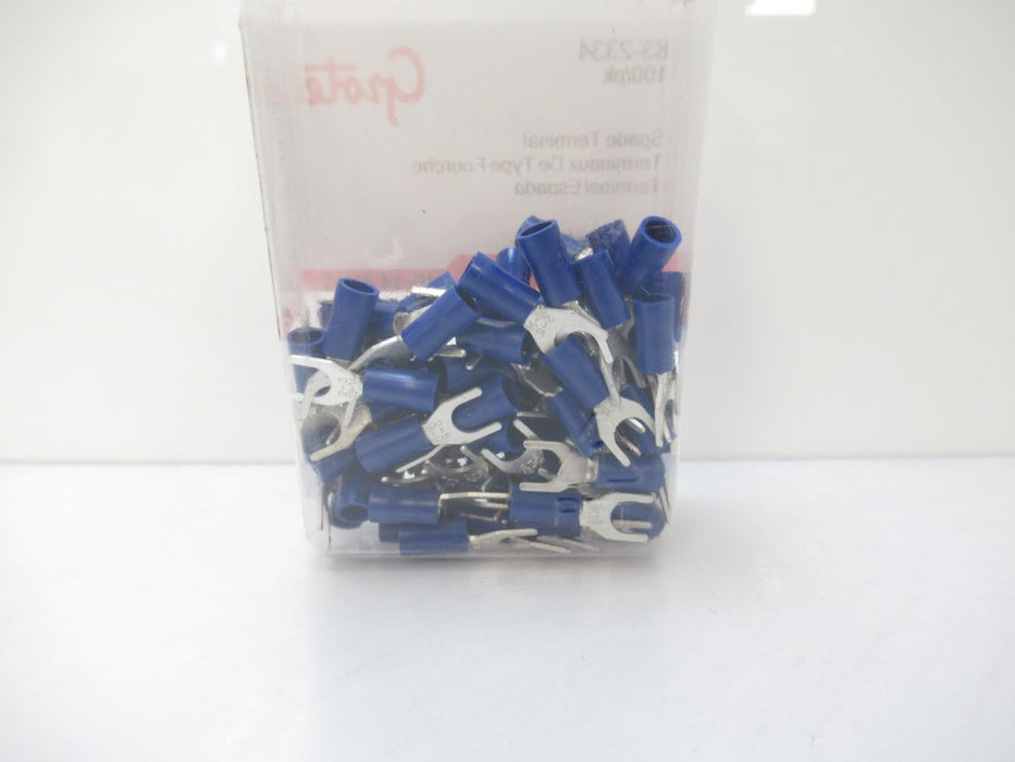 83-2334 832334 Grote Spade Terminals 16-14 AWG Blue Stud Size 8-10 (New)