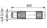 7000-08331-0000000 7000083310000000 Murrelektronik MOSA M8 Male 0°Field-Wireable