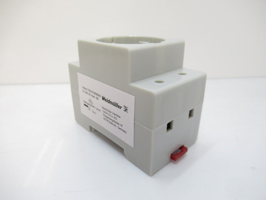 8734580000 Weidmuller Electrical-Cabinet Socket Outlet TS 35 (New)