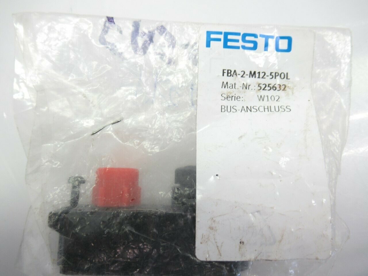 525632 Festo Bus connection FBA-2-M12-5POL (New In Bag)