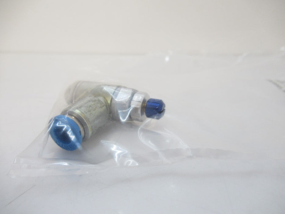 197581 Festo GRLA-1/8-QS-6-RS-D One-Way Flow Control Valve New In Bag