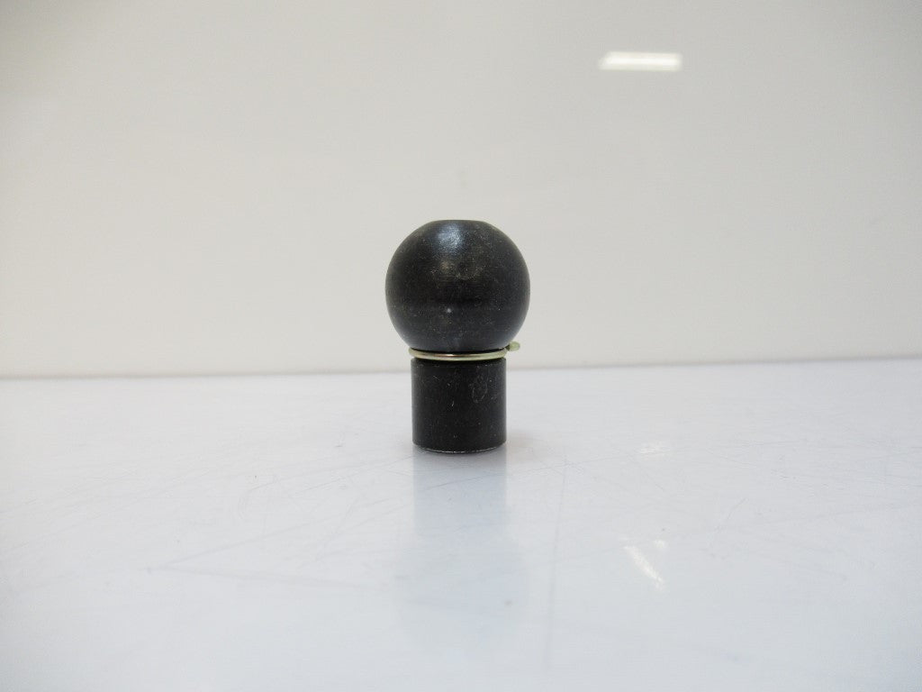 9416K752 End Fitting For Gas Spring, Ball Socket, Safety Clip, Black, Sold By Unit