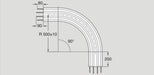 XBBP 90A180R5 XBBP90A180R5 FlexLink X180 Plain Bend