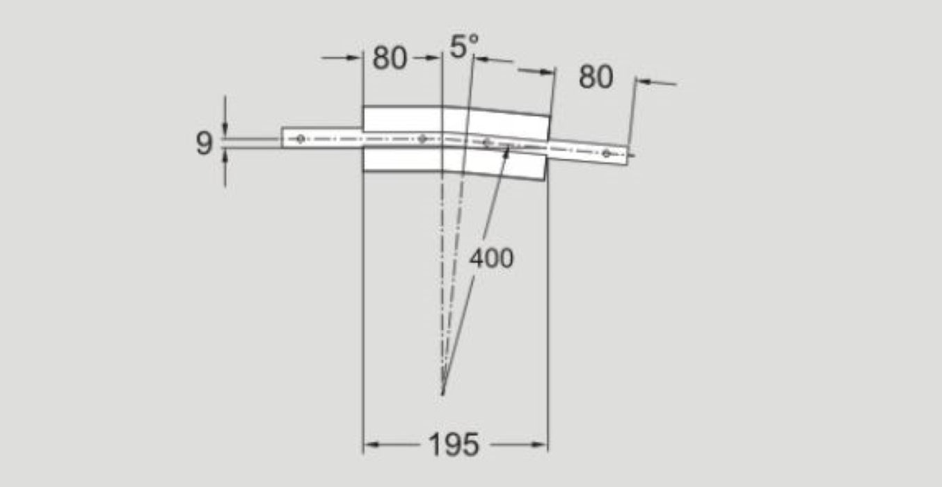 XBBV 5A85R4 XBBV5A85R4 FlexLink Vertical Bend X85, New