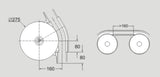 XBBH 30A85R160 XBBH30A85R160 FlexLink Wheel Bend X85