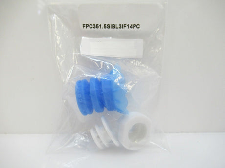 FPC351.5SIBL3IF14PC FPC3515SIBL3IF14PC Flow Pack Cup, Light Blue Silicone (New)